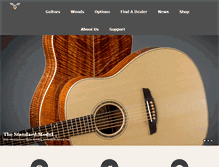 Tablet Screenshot of goodallguitars.com